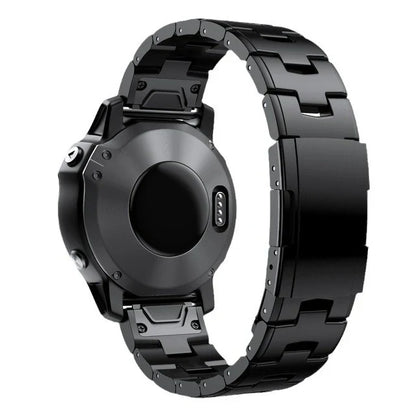 ⌚Premium Titanium Watch Band for Garmin - Lightweight & Corrosion-Resistant - 22mm & 26mm QuickFit - For Fenix, Epix & Instinct - Luxe Matte Finish