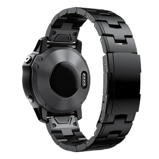 ⌚Premium Titanium Watch Band for Garmin - Lightweight & Corrosion-Resistant - 22mm & 26mm QuickFit - For Fenix, Epix & Instinct - Luxe Matte Finish