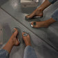 💖Limited Sale 50% OFF💟Flat sandals with clear rhinestones for women