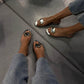 💖Limited Sale 50% OFF💟Flat sandals with clear rhinestones for women