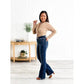 👖Hot Sale 49% Off🔥Vintage Double Button Frayed Hem Bootcut Jeans