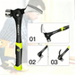 Adjustable Nail Puller Hammer, Magnetic Nail Starter, Anti-Slip Shock-Absorbing Handle, Claw Hammer for DIYers in Workshop, Construction & Remodeling