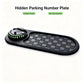 3-in-1 Rotatable Car Dashboard Checkered Anti-Slip Mat - Phone Holder for Car with Parking Number Display, Auto Accessories Interior, Universal Compatible Mounts & Holders