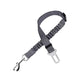 🐶🚗 Reflective Elastic Pet Seat Belt – Adjustable Car Restraint with Shock-Absorbing Buffer
