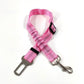 🐶🚗 Reflective Elastic Pet Seat Belt – Adjustable Car Restraint with Shock-Absorbing Buffer