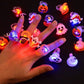 🔥🎃Spooky Season Hot Sale 50% OFF:£10.99‼️✨LED Light Halloween Glowing Ring 💍| Flashing Light‑Up Party Favor for Halloween Night👻