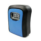 Wall Mount Key Lock Box - 4 Digit Combination Lockbox for Keys Safe Security Storage Resettable Code Lockbox for Outdoor Home Office Garage