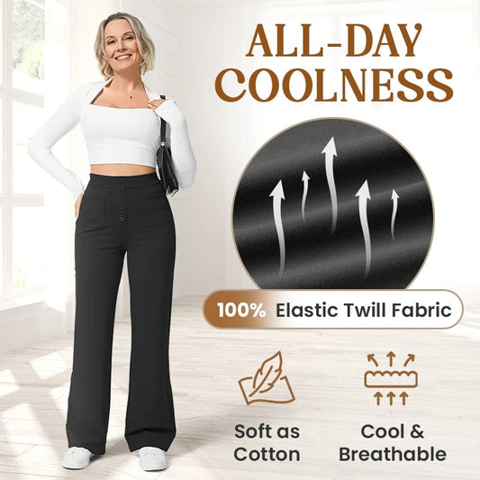 💖LAST DAY SALE 50% OFF💷Women's Casual High Waisted Pockets Stretch Pants