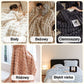 Jumbo Chunky Cord Winter Heavy Mink Ridded Faux Fur Throw Blanket - Super Soft, Large, Warm & Cozy Blanket