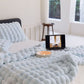 Jumbo Chunky Cord Winter Heavy Mink Ridded Faux Fur Throw Blanket - Super Soft, Large, Warm & Cozy Blanket