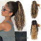 💜2026 NEW IN £15.99!!⚡50K+ SOLD! 💜Curly Wavy Frizzy Hair Extension with Ponytail