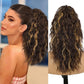 💜2026 NEW IN £15.99!!⚡50K+ SOLD! 💜Curly Wavy Frizzy Hair Extension with Ponytail