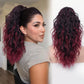 💜2026 NEW IN £15.99!!⚡50K+ SOLD! 💜Curly Wavy Frizzy Hair Extension with Ponytail