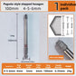 6-Piece Metal Hex Socket Screwdriver Bit Set with Hex Shanks, Pagoda Centering Internal Design, Tightens 1.5mm-6mm Millimeters Nuts, Magnetic Tips, Compatible with Drills/Wrenches, for Tools and Gadgets, Construction, Household Work