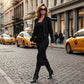Women's Strap Bodycon Dress & Jacket Set