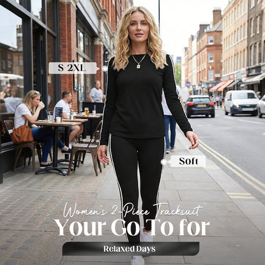 🔥Limited Time 50% OFF🏃‍♀️Women's 2-Piece Long Sleeve Tracksuit Set