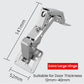 🔥Christmas sale is ending soon🔥Easy installation of bridge-shaped door hinges  -Cabinet hinges