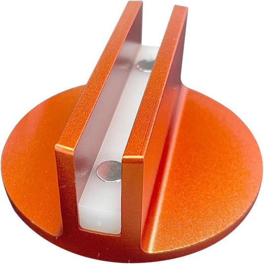 Large Universal Aluminum Slotted Grooved Magnetic Jack Pad, Frame Rail Protector Compatible with Most Jacks and Cars, Use for Car SUV Truck Pickup Maintenance,Repair and Tire Replacement