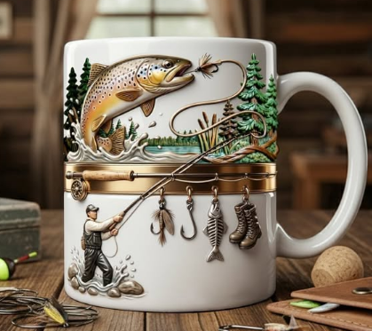 🎣Hooked on Fishing Coffee Mug