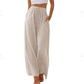 🎁Limited time 50% OFF⏳💟Summer Cotton Linen Wide leg Women's Pants✨