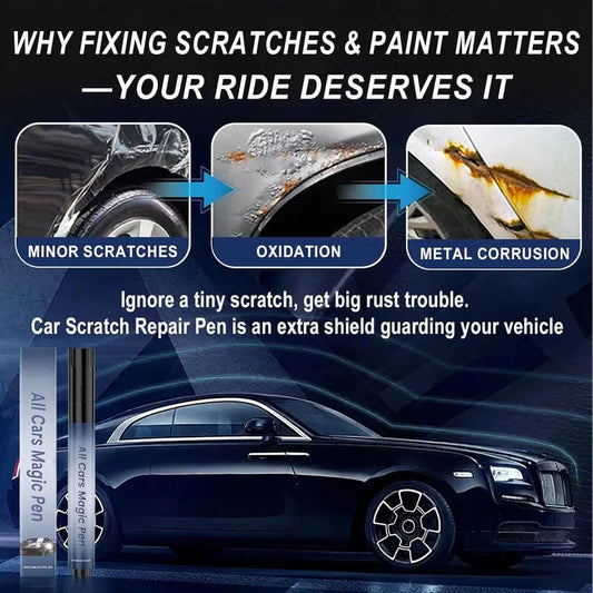 Magic Car Scratch Removal Pen – Easy DIY Auto Paint Touch-Up, Quick Scratch Repair & Gloss Restoration | Portable Car Care Essential for All Vehicles | Instantly Restore Finish in Minutes | 2026 Must-Have Auto Beauty Tool