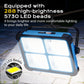 🔥🎁Hot Sale 50% OFF💡Solar Rechargeable LED Work Light – 288 Beads, IP66, Magnetic, 5 Modes + SOS, USB-C, for Home, Camping & Auto
