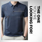 ⏳Time-limited Special👔Men's Loose Cool Breathable Lapel T-Shirt