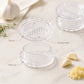 2PCS Clear Manual Garlic Twister and Ginger Mincer Tool
