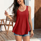 🔥Hot Sale 50% OFF💥Womens Tank Tops Sleeveless EyeletEmbroidery Scoop Neck Loose Fit Casual SummerFlowy