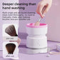 Rechargeable & Electric Makeup Brush Cleaning Machine, 1 Count Silicone Brush Cleaner, Beauty Blender Cleaner For  Makeup Brushes,molded Brush Cosmetic Foundation Handle Storage Cleansing