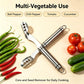 Stainless Steel Pepper Corer Seed Remover Tool, Chili Bell Pepper Core Deseeder, Multi Vegetable Seed Core Remover for Tomato Cucumber Kitchen Gadget