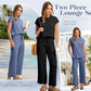 💕2025 Hot Sale 49% OFF🔥2025 New Women's  Sleeveless Top & Wide-Leg Pants 2-Piece Set