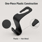 4-Pack Plastic Car Seat Headrest Hooks - Car Seat Organizer with 360° Rotation, Skin-Safe Smooth Pad, 50lb Load Capacity for Groceries, Handbags