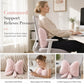 🌸Soft Minimalist Bowknot Throw Pillow with Detachable Design Decorative Lumbar