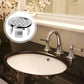 Bathroom Sink Drain Cover, 4 Pack Round Drain Cover, Overflow Cover Ring Insert Replacement, Basin Accessory for Home Kitchen Bathroom, Bathroom Accessories, Bathroom Fittings, Bathroom Gadgets, Drain Stopper