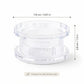 2PCS Clear Manual Garlic Twister and Ginger Mincer Tool