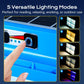 🔥🎁Hot Sale 50% OFF💡Solar Rechargeable LED Work Light – 288 Beads, IP66, Magnetic, 5 Modes + SOS, USB-C, for Home, Camping & Auto