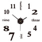 📢📢50 % OFF !!🎅 3D Wall Decal Decorative Clock
