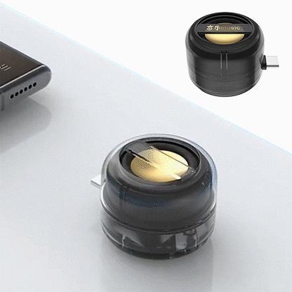 🔊📱 LIMITED-TIME 50% OFF! Portable 5X Phone Speaker Amplifier – Plug & Play, 3.5mm/Type-C Connection & Clearer Music and Calls