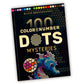 Adult Color by Number Dot Book, 100 Pages Black Background Mystery Puzzles, Large Print A4 Activity Book, Stress Relief Gift for Adults & Teens