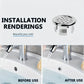 Bathroom Sink Drain Cover, 4 Pack Round Drain Cover, Overflow Cover Ring Insert Replacement, Basin Accessory for Home Kitchen Bathroom, Bathroom Accessories, Bathroom Fittings, Bathroom Gadgets, Drain Stopper