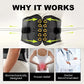 ✨Relieve Back Pain Anytime, Anywhere🎉Adjustable Double Pulley Breathable Lumbar Support Shaping Waist Belt