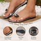 💖Limited Sale 50% OFF💟Flat sandals with clear rhinestones for women