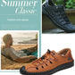 🏖️Summer Hot Sale 50% OFF🌼Aviator Wrapped Toe Hollow Leather Sandals👞