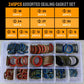 100pcs/ 245pcs Assorted Sealing Gasket Set