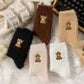 ⏳Limited-time 50% off⏰Women's Cute Warm Highland Cow Embroidered Plush Socks🐮🧦