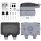 ⚡ LIMITED-TIME 50% OFF! ✨ Outdoor Electrical Outlet with Cover, IP66 Waterproof Square Universal Socket, Weatherproof Exterior Wall Electrical Box with Switch & Indicator Light 🔒