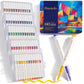 Acrylic Paint Markers Set (12/24/36/48/60 Colors, Stackable Box) - Automatic Ink Control, Waterproof Flexible Tip, High-Opacity Lightfast Colorful Art Supplies, Layering Capable, Craft Supplies for Adults, Art for Kids