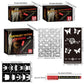 Cosmetic Grade Temporary Tattoo Markers for Skin, 10/15/30 Vibrant Colors Flexible Brush Tip Pens, 30 Colors+12 Stencils, High Detail, Face Makeup Halloween, None Toxic, Office Stationery Writing Tool