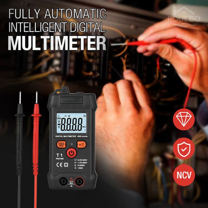 NJTY T3 Smart Digital Multimeter, Auto‑Ranging Multimeter for Measuring Voltage and Resistance, Rechargeable Multimeter with Live Wire Recognition, Voltage Tester, Auto Ranging Voltmeter